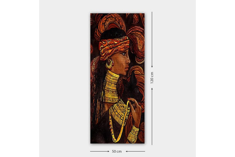 Canvasbilde DKY World Cultures Flerfarget - 50x120 cm - Interiør - Maleri & posters - Lerretsbilder