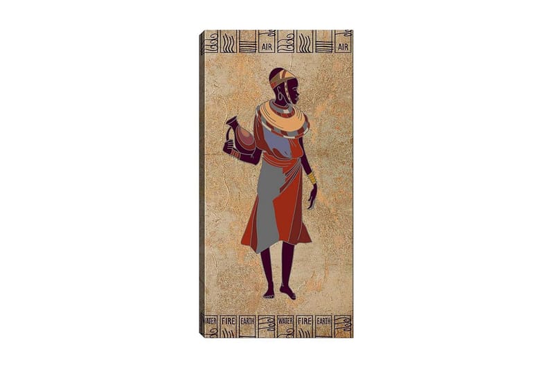 Canvasbilde DKY World Cultures Flerfarget - 50x120 cm - Interiør - Maleri & posters - Lerretsbilder