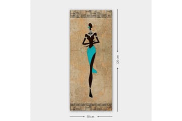 Canvasbilde DKY World Cultures Flerfarget - 50x120 cm - Interiør - Maleri & posters - Lerretsbilder