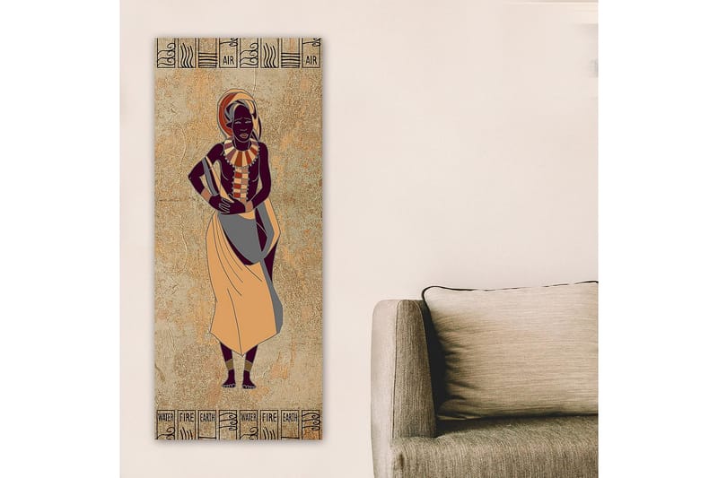 Canvasbilde DKY World Cultures Flerfarget - 50x120 cm - Interiør - Maleri & posters - Lerretsbilder