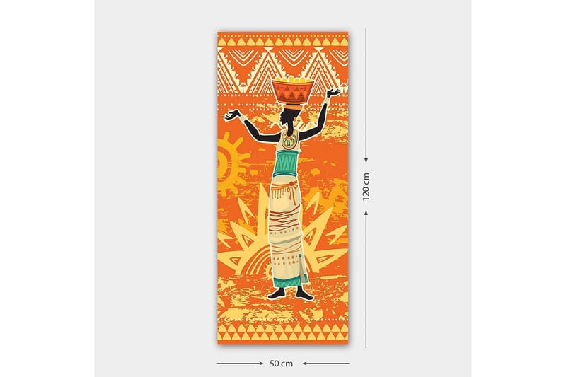 Canvasbilde DKY World Cultures Flerfarget - 50x120 cm - Interiør - Maleri & posters - Lerretsbilder