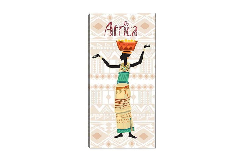 Canvasbilde DKY World Cultures Flerfarget - 50x120 cm - Interiør - Maleri & posters - Lerretsbilder