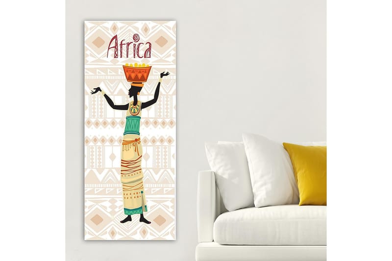 Canvasbilde DKY World Cultures Flerfarget - 50x120 cm - Interiør - Maleri & posters - Lerretsbilder