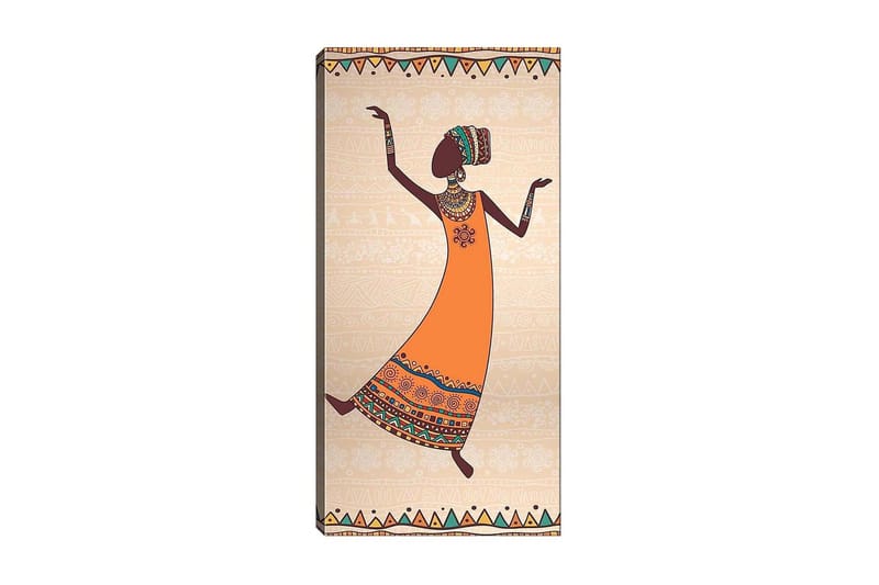 Canvasbilde DKY World Cultures Flerfarget - 50x120 cm - Interiør - Maleri & posters - Lerretsbilder