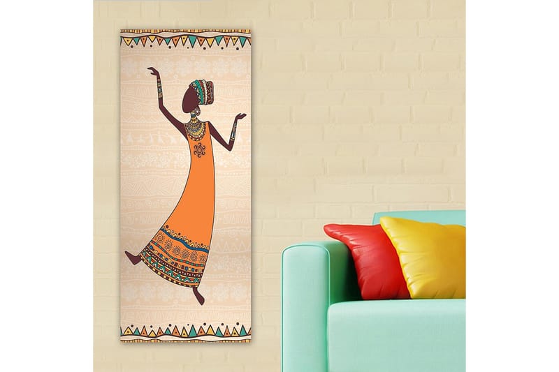 Canvasbilde DKY World Cultures Flerfarget - 50x120 cm - Interiør - Maleri & posters - Lerretsbilder