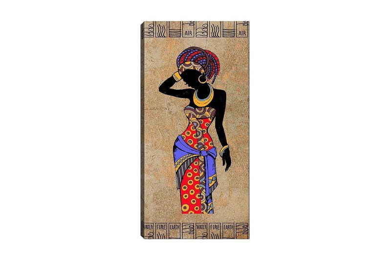 Canvasbilde DKY World Cultures Flerfarget - 50x120 cm - Interiør - Maleri & posters - Lerretsbilder