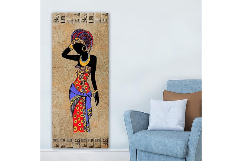 Canvasbilde DKY World Cultures Flerfarget - 50x120 cm - Interiør - Maleri & posters - Lerretsbilder