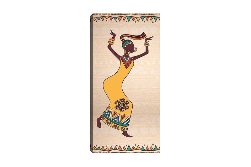 Canvasbilde DKY World Cultures Flerfarget - 50x120 cm - Interiør - Maleri & posters - Lerretsbilder