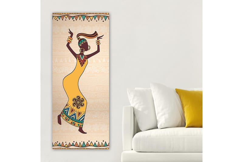 Canvasbilde DKY World Cultures Flerfarget - 50x120 cm - Interiør - Maleri & posters - Lerretsbilder