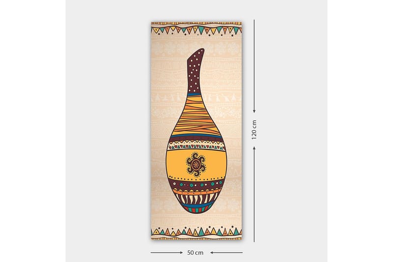 Canvasbilde DKY World Cultures Flerfarget - 50x120 cm - Interiør - Maleri & posters - Lerretsbilder