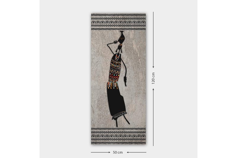 Canvasbilde DKY World Cultures Flerfarget - 50x120 cm - Interiør - Maleri & posters - Lerretsbilder