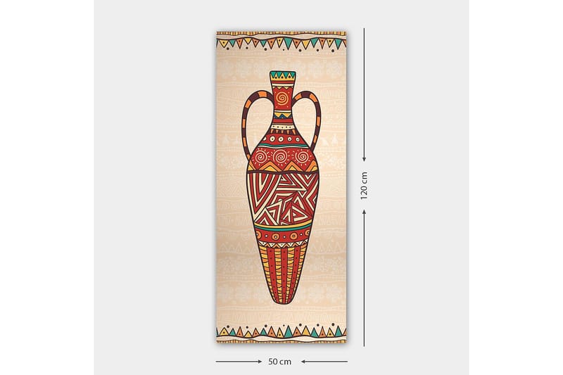 Canvasbilde DKY World Cultures Flerfarget - 50x120 cm - Interiør - Maleri & posters - Lerretsbilder