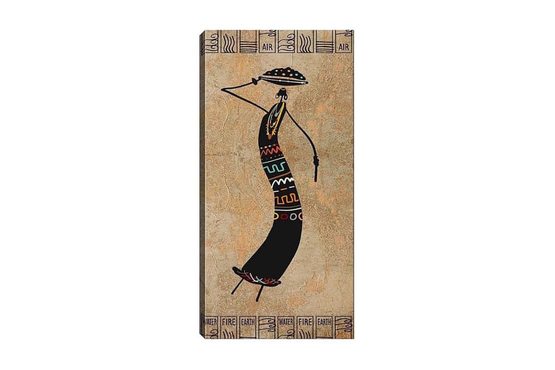 Canvasbilde DKY World Cultures Flerfarget - 50x120 cm - Interiør - Maleri & posters - Lerretsbilder