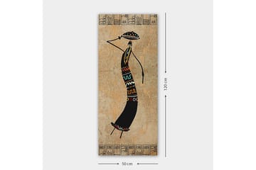 Canvasbilde DKY World Cultures Flerfarget - 50x120 cm - Interiør - Maleri & posters - Lerretsbilder
