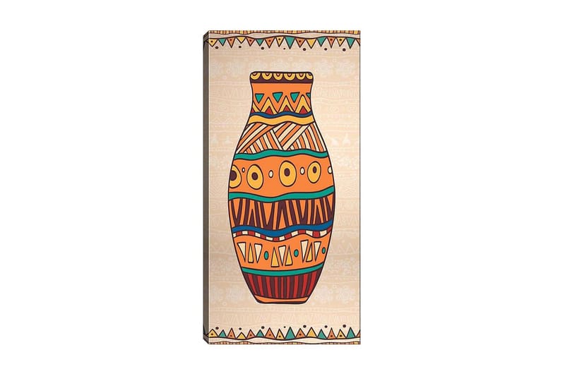 Canvasbilde DKY World Cultures Flerfarget - 50x120 cm - Interiør - Maleri & posters - Lerretsbilder