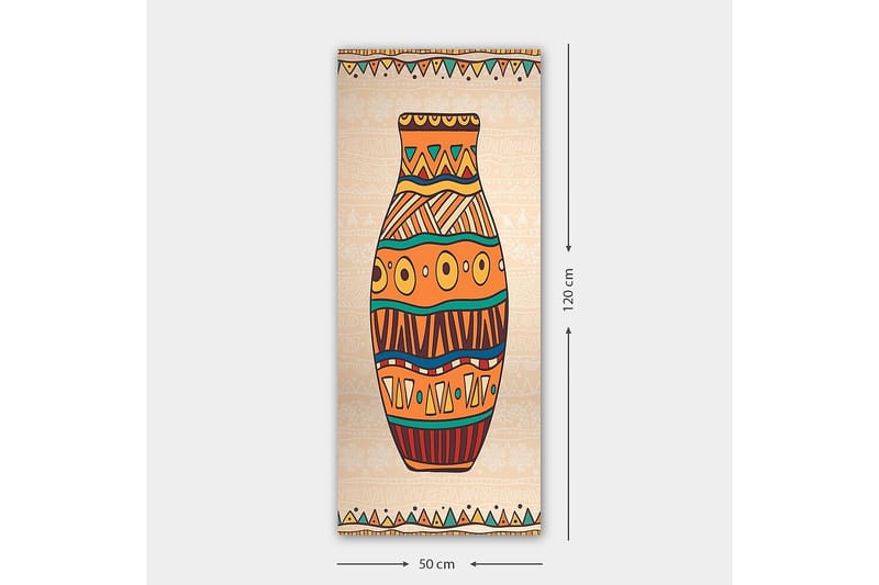 Canvasbilde DKY World Cultures Flerfarget - 50x120 cm - Interiør - Maleri & posters - Lerretsbilder