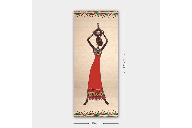 Canvasbilde DKY World Cultures Flerfarget - 50x120 cm - Interiør - Maleri & posters - Lerretsbilder