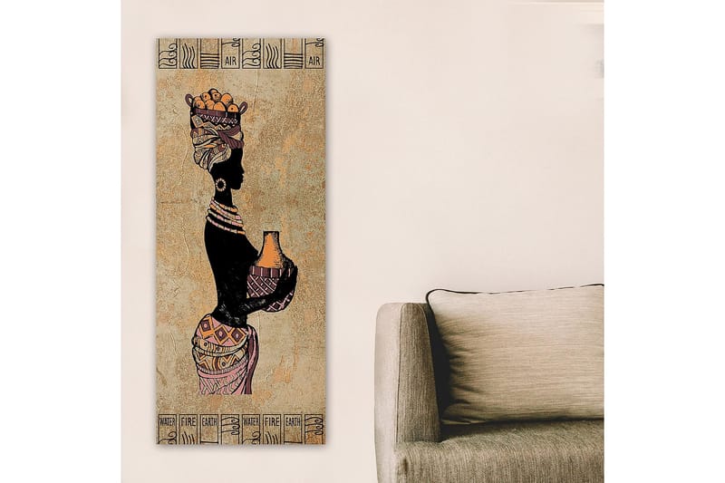 Canvasbilde DKY World Cultures Flerfarget - 50x120 cm - Interiør - Maleri & posters - Lerretsbilder