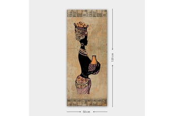 Canvasbilde DKY World Cultures Flerfarget - 50x120 cm - Interiør - Maleri & posters - Lerretsbilder