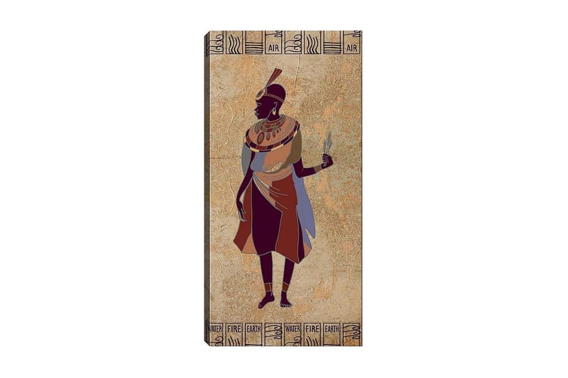 Canvasbilde DKY World Cultures Flerfarget - 50x120 cm - Interiør - Maleri & posters - Lerretsbilder