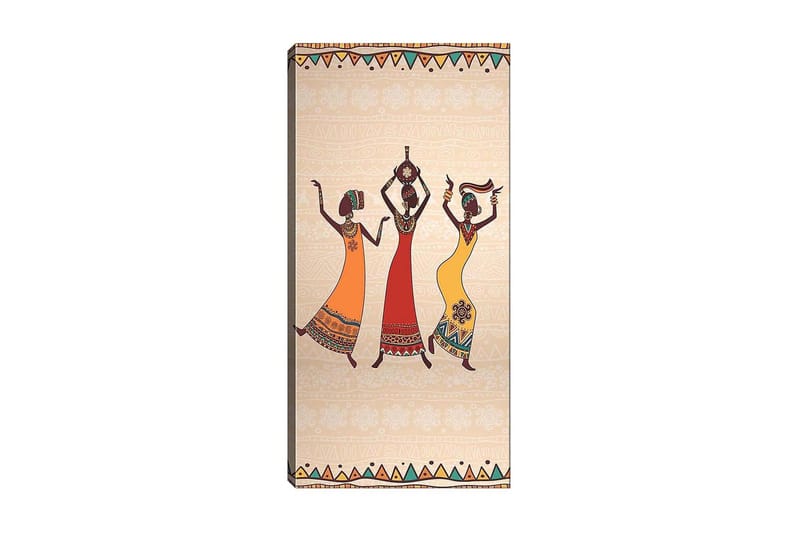 Canvasbilde DKY World Cultures Flerfarget - 50x120 cm - Interiør - Maleri & posters - Lerretsbilder