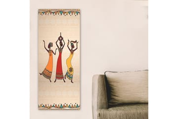 Canvasbilde DKY World Cultures Flerfarget - 50x120 cm - Interiør - Maleri & posters - Lerretsbilder