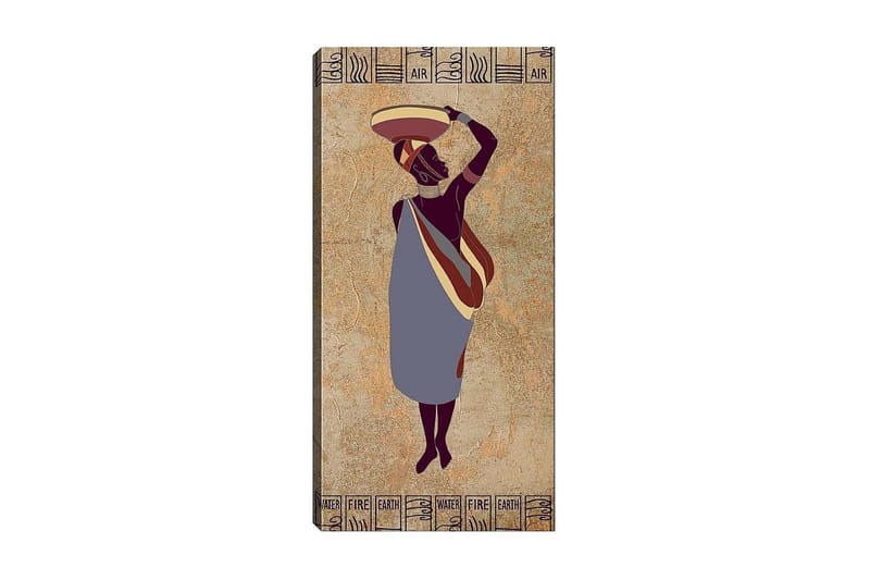 Canvasbilde DKY World Cultures Flerfarget - 50x120 cm - Interiør - Maleri & posters - Lerretsbilder