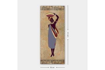 Canvasbilde DKY World Cultures Flerfarget - 50x120 cm - Interiør - Maleri & posters - Lerretsbilder