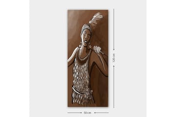 Canvasbilde DKY World Cultures Flerfarget - 50x120 cm - Interiør - Maleri & posters - Lerretsbilder