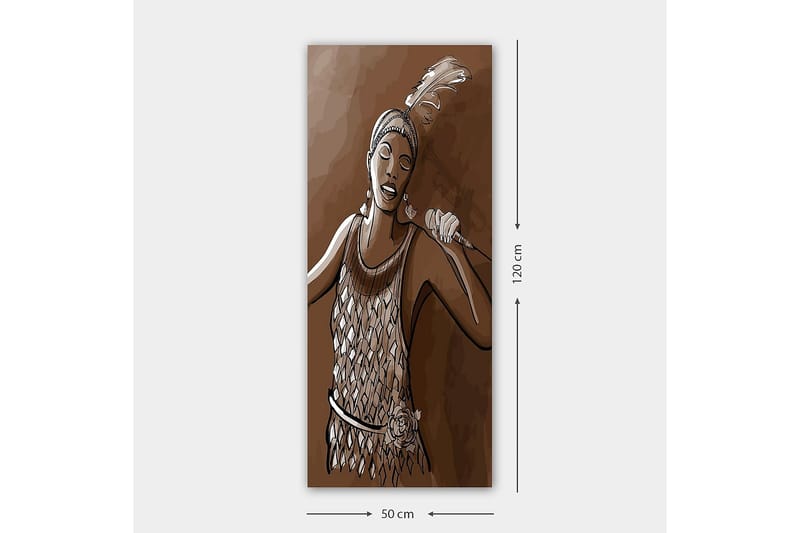 Canvasbilde DKY World Cultures Flerfarget - 50x120 cm - Interiør - Maleri & posters - Lerretsbilder