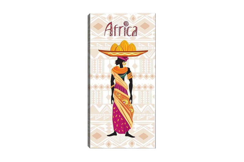Canvasbilde DKY World Cultures Flerfarget - 50x120 cm - Interiør - Maleri & posters - Lerretsbilder