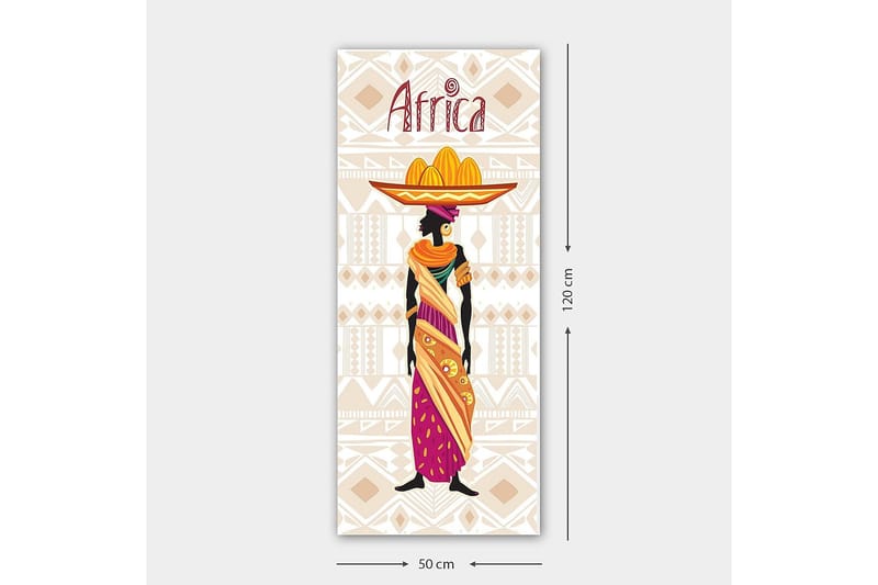 Canvasbilde DKY World Cultures Flerfarget - 50x120 cm - Interiør - Maleri & posters - Lerretsbilder