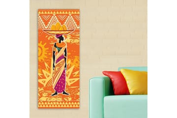 Canvasbilde DKY World Cultures Flerfarget - 50x120 cm - Interiør - Maleri & posters - Lerretsbilder