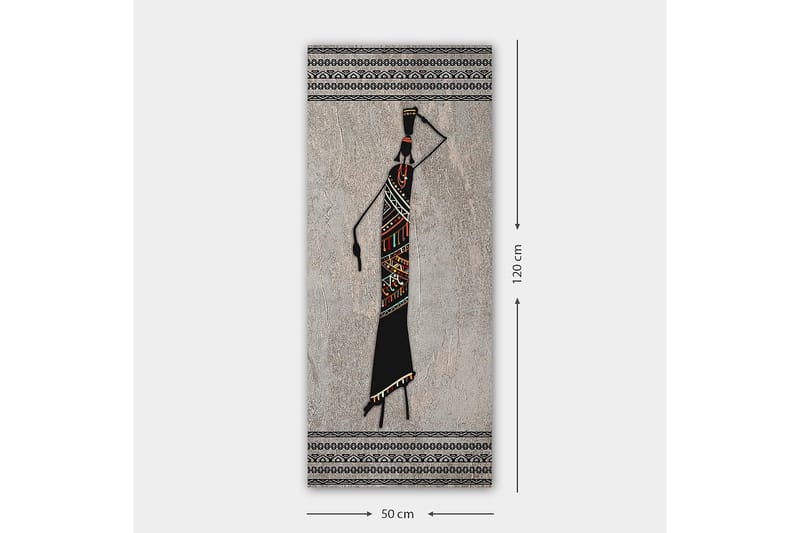 Canvasbilde DKY World Cultures Flerfarget - 50x120 cm - Interiør - Maleri & posters - Lerretsbilder