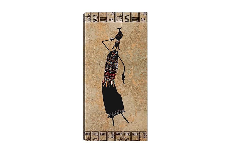 Canvasbilde DKY World Cultures Flerfarget - 50x120 cm - Interiør - Maleri & posters - Lerretsbilder