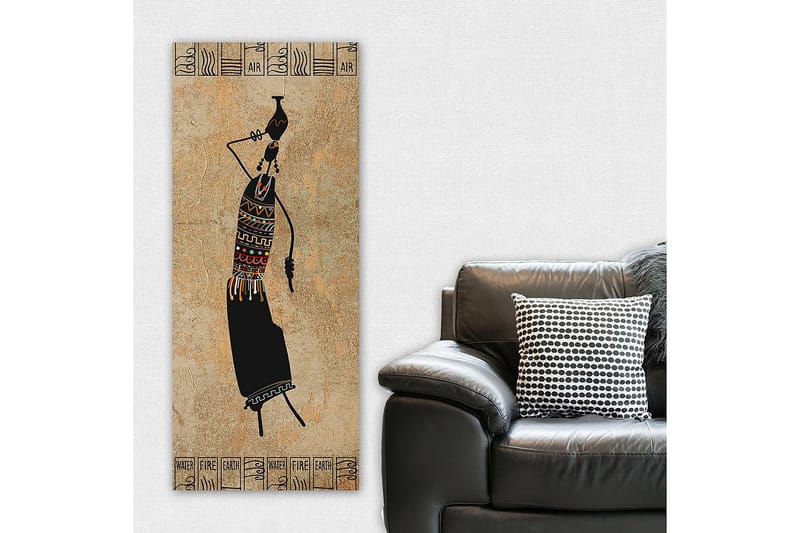 Canvasbilde DKY World Cultures Flerfarget - 50x120 cm - Interiør - Maleri & posters - Lerretsbilder
