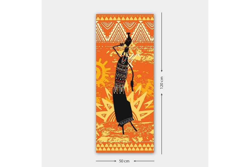 Canvasbilde DKY World Cultures Flerfarget - 50x120 cm - Interiør - Maleri & posters - Lerretsbilder