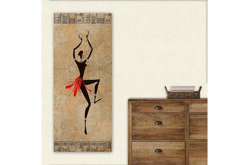 Canvasbilde DKY World Cultures Flerfarget - 50x120 cm - Interiør - Maleri & posters - Lerretsbilder