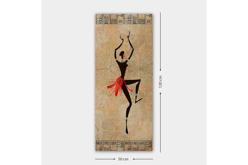 Canvasbilde DKY World Cultures Flerfarget - 50x120 cm - Interiør - Maleri & posters - Lerretsbilder