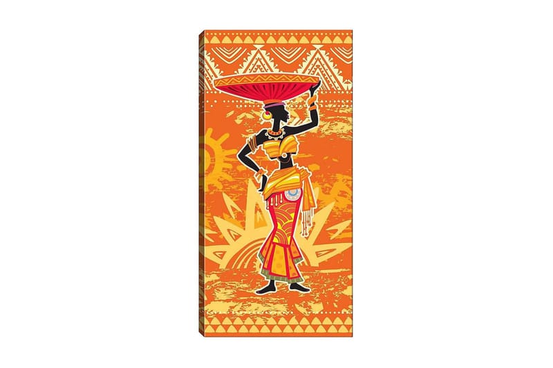 Canvasbilde DKY World Cultures Flerfarget - 50x120 cm - Interiør - Maleri & posters - Lerretsbilder