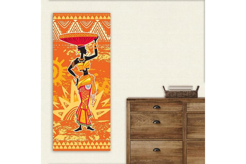 Canvasbilde DKY World Cultures Flerfarget - 50x120 cm - Interiør - Maleri & posters - Lerretsbilder