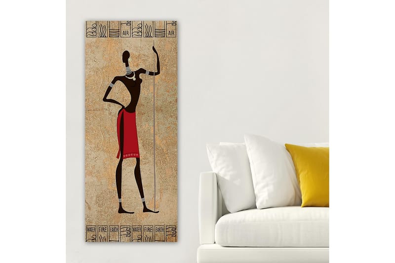 Canvasbilde DKY World Cultures Flerfarget - 50x120 cm - Interiør - Maleri & posters - Lerretsbilder