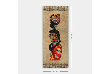 Canvasbilde DKY World Cultures Flerfarget - 50x120 cm - Interiør - Maleri & posters - Lerretsbilder