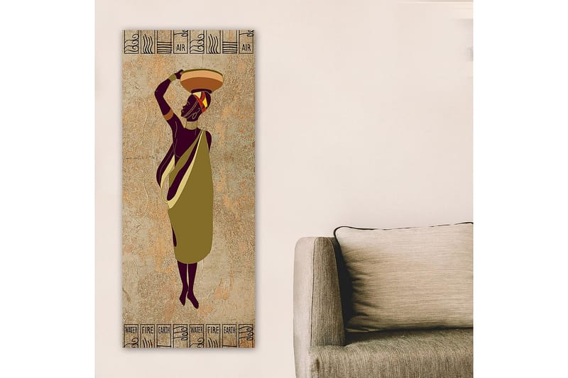 Canvasbilde DKY World Cultures Flerfarget - 50x120 cm - Interiør - Maleri & posters - Lerretsbilder