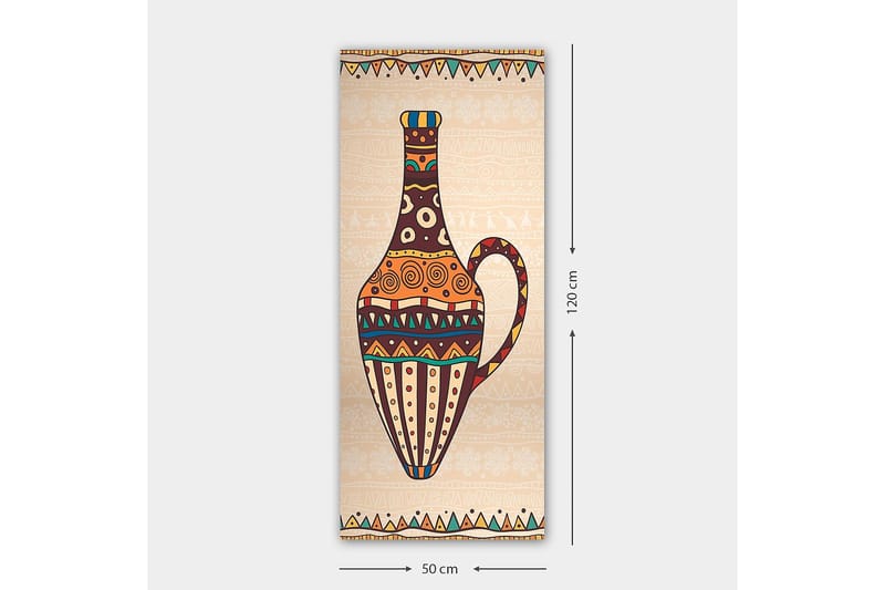 Canvasbilde DKY World Cultures Flerfarget - 50x120 cm - Interiør - Maleri & posters - Lerretsbilder