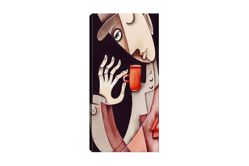 Canvasbilde DKY People Flerfarget - 50x120 cm - Interiør - Maleri & posters - Lerretsbilder