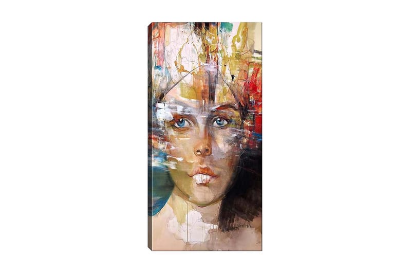 Canvasbilde DKY People Flerfarget - 50x120 cm - Interiør - Maleri & posters - Lerretsbilder