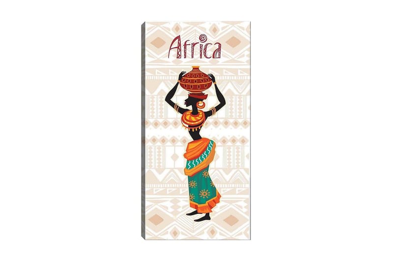 Canvasbilde DKY People Flerfarget - 50x120 cm - Interiør - Maleri & posters - Lerretsbilder