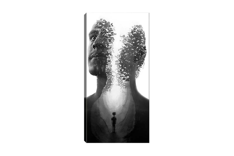 Canvasbilde DKY People Flerfarget - 50x120 cm - Interiør - Maleri & posters - Lerretsbilder
