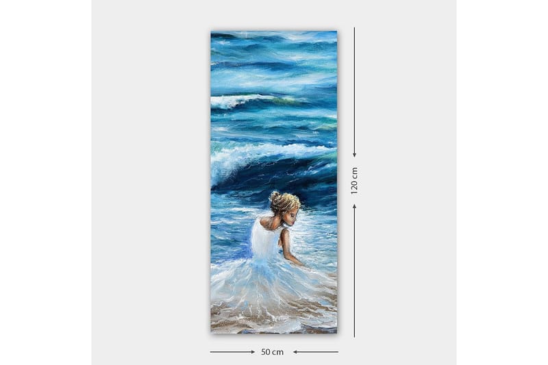 Canvasbilde DKY People Flerfarget - 50x120 cm - Interiør - Maleri & posters - Lerretsbilder
